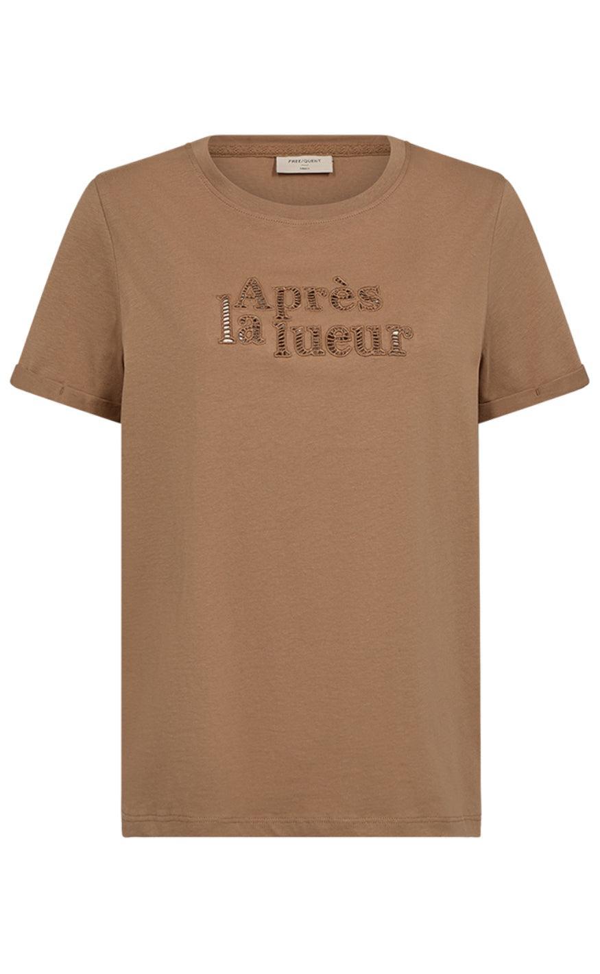 Freequent T-shirt - Hezel - Burro