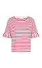 Freequent T-shirt - Marline - Brilliant White W. Lollipop