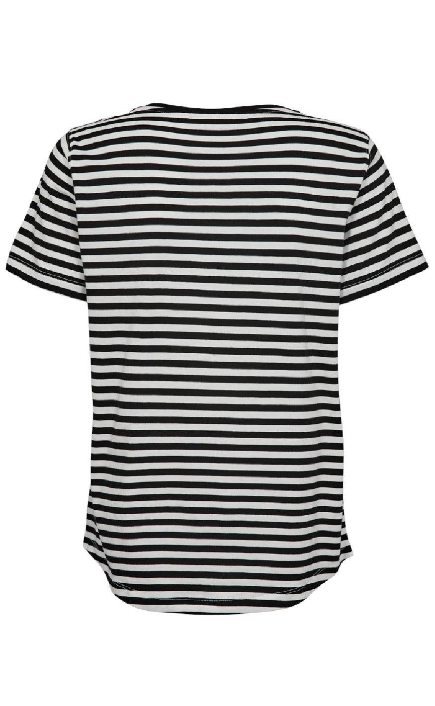 Freequent T-shirt - Mian - Black w. Star Off-white