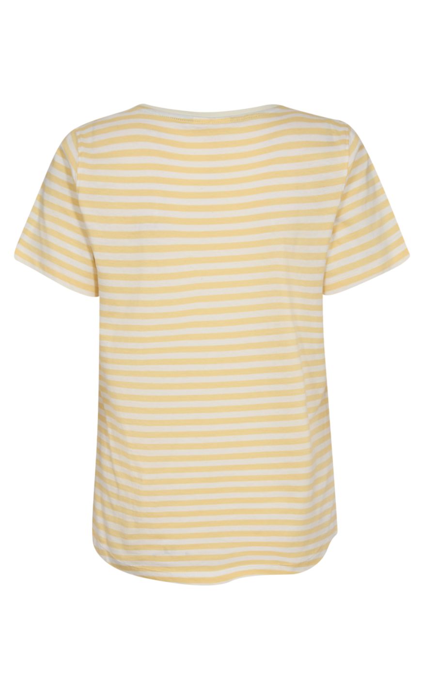 Freequent T-shirt - Mian - Star Off-White w. Golden Haze