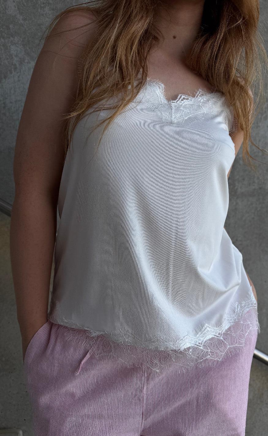 Freequent Top - Bicco Strap - Off White