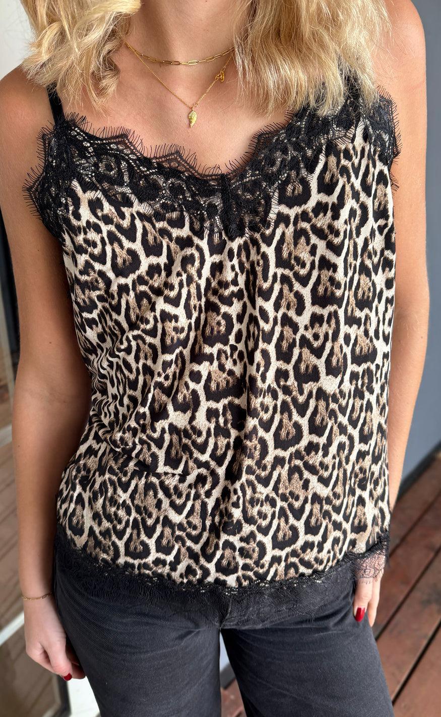 Freequent Top - Bicco Strap - Rainy Day w. Silver Mink