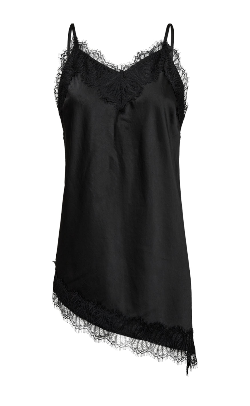 Freequent Top - Dova - Black w. Black