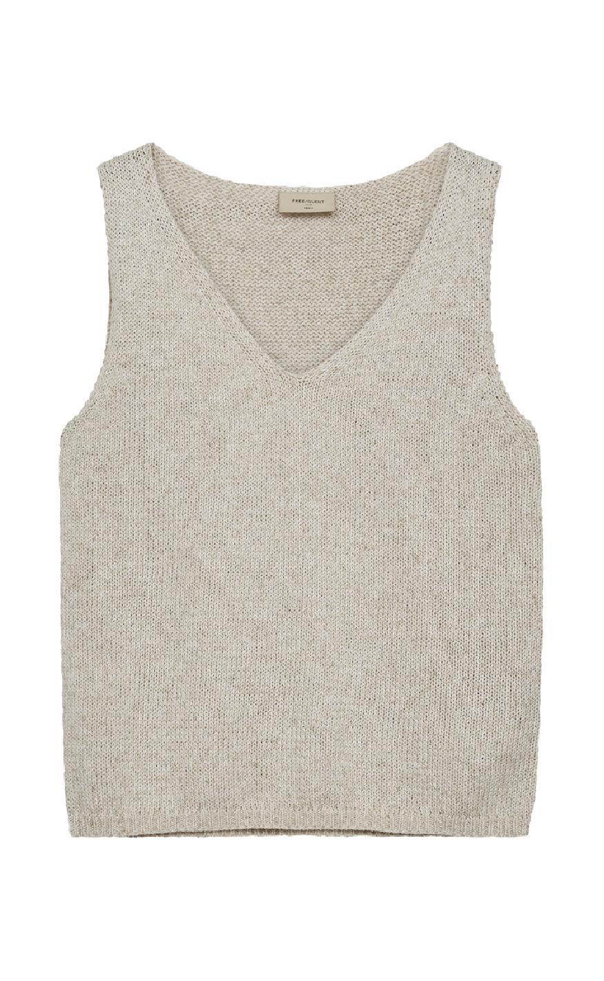 Freequent Top - Grscaliva - Moonbeam Melange