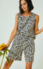 Freequent Top - Lava - Moonbeam Melange W. Black