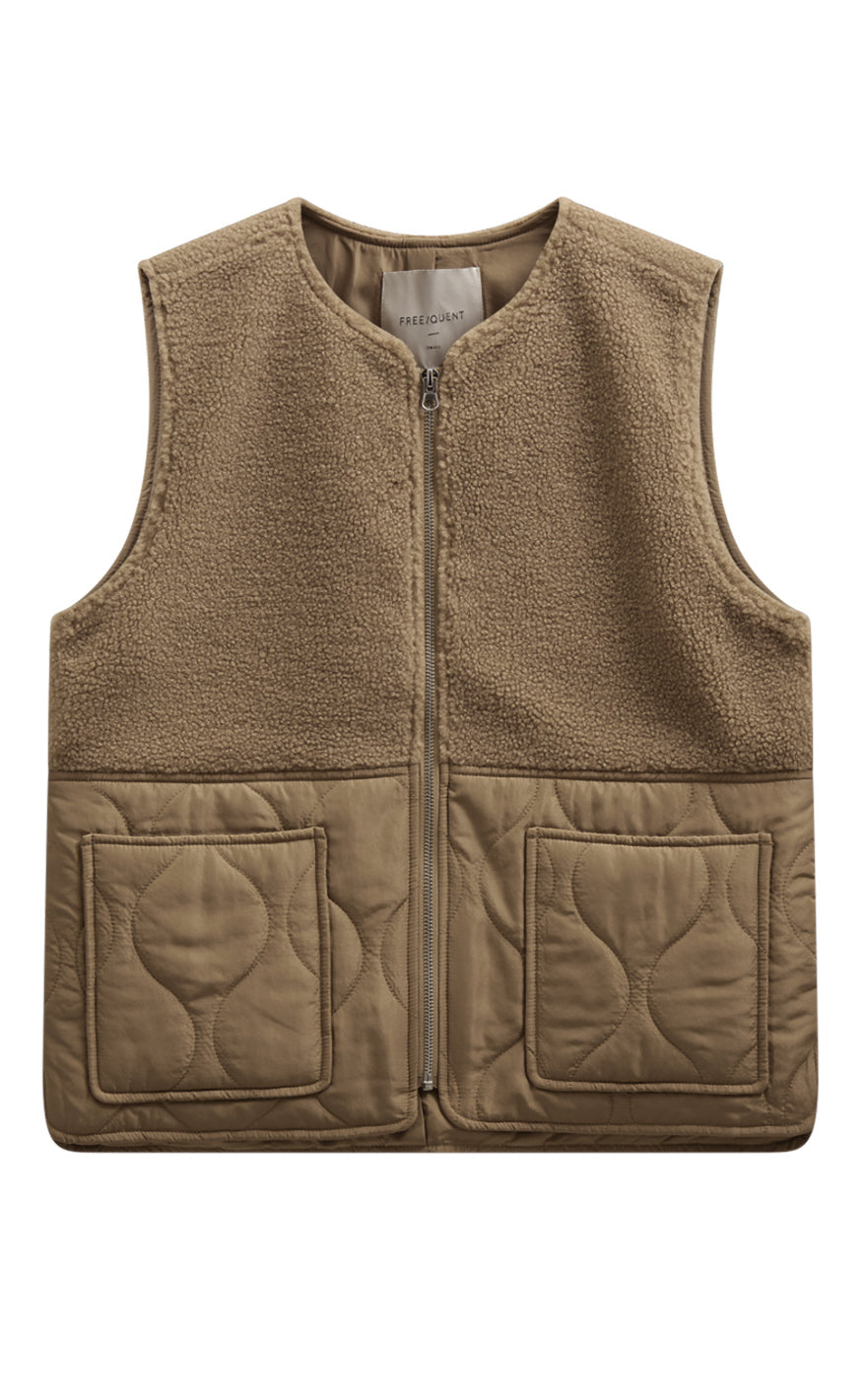 Freequent Vest - Amra - Silver Mink