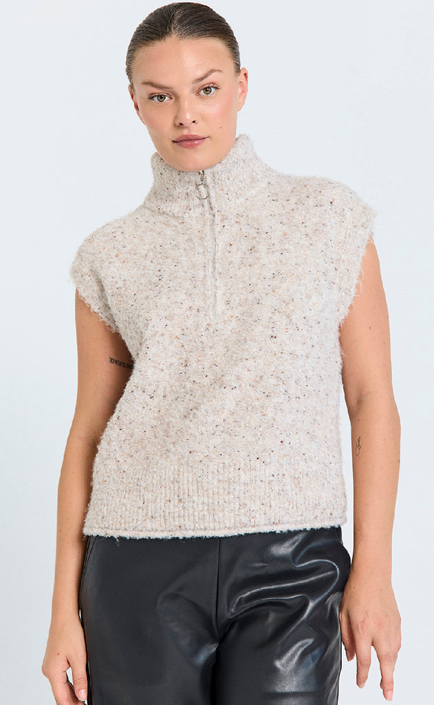 Freequent Vest - Grsnemes - Moonbeam Melange