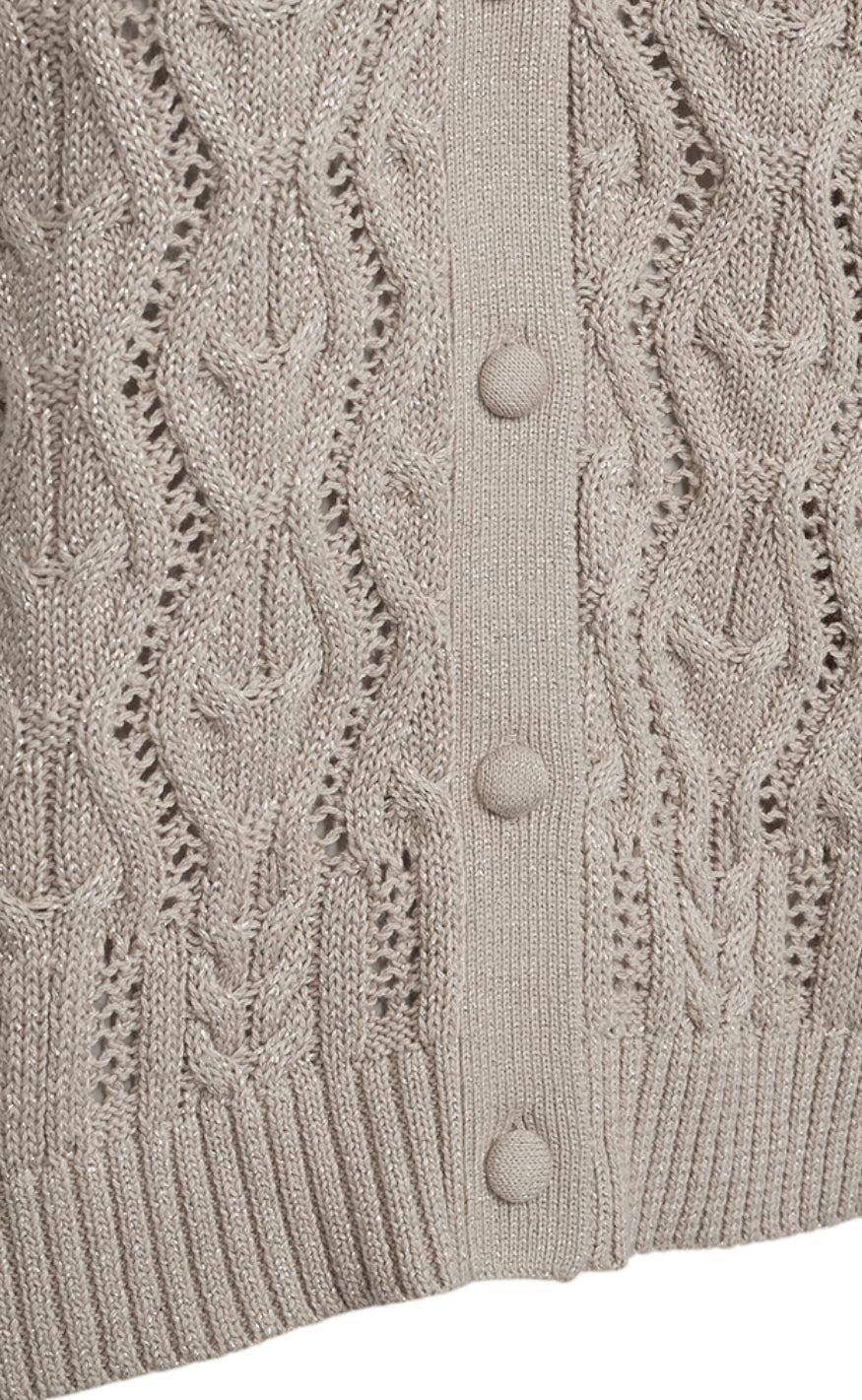 Freequent Vest - Limbo - Simply Taupe w. Gold