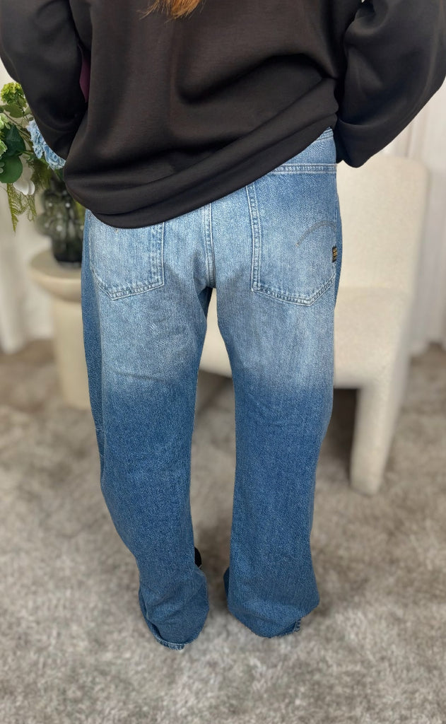G-STAR Bukser - Bowey Boyfriend - Faded Rhine Blue