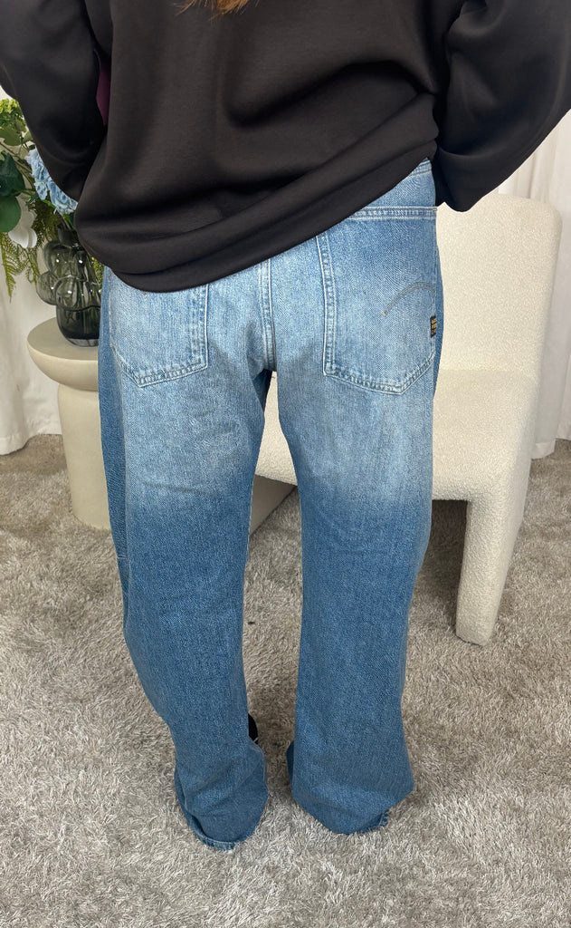 G-STAR Bukser - Bowey Boyfriend - Faded Rhine Blue