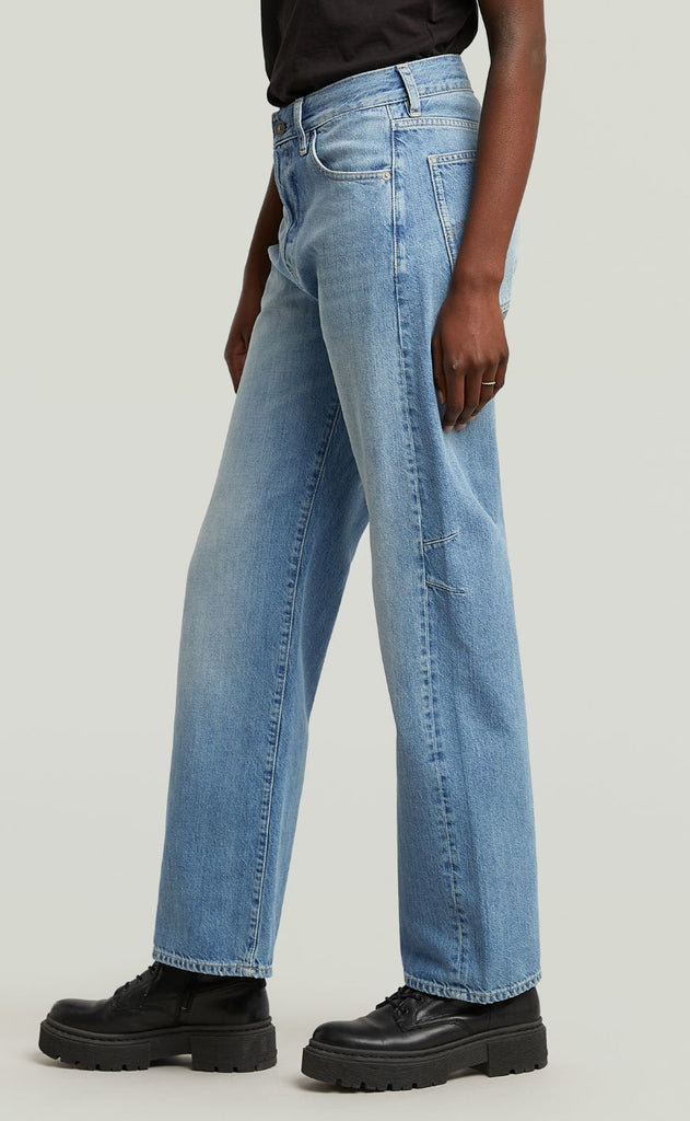 G-STAR Bukser - Bowey Boyfriend - Faded Rhine Blue