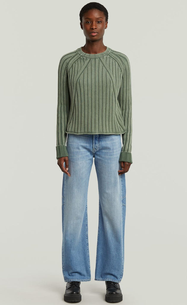 G-STAR Bukser - Bowey Boyfriend - Faded Rhine Blue