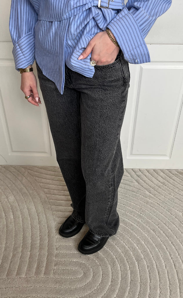 G-STAR Bukser - Judee Loose - Faded Eolith Grey