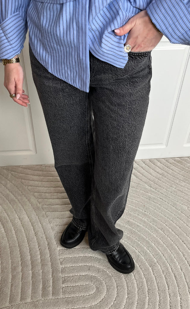 G-STAR Bukser - Judee Loose - Faded Eolith Grey