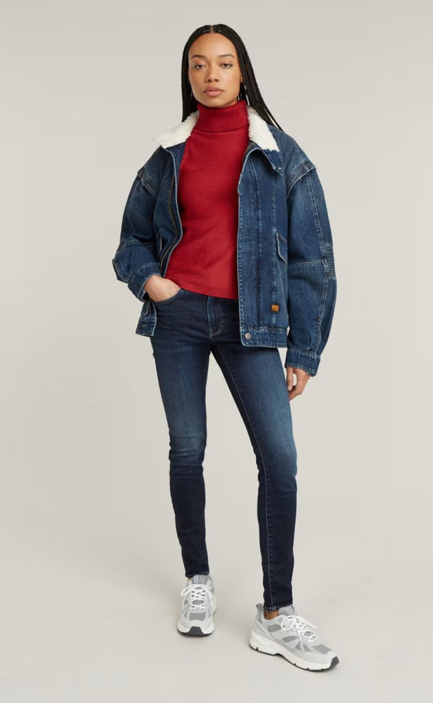 G-STAR Bukser - Skinny Wmm - Dk Aged