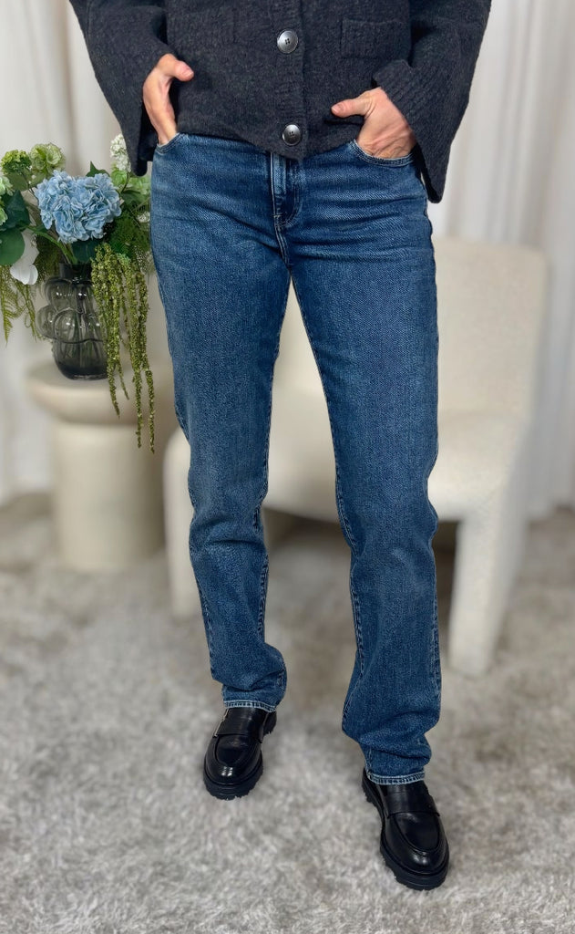 G-STAR Bukser - Strace Straight - Antique Faded Orinoco Blue