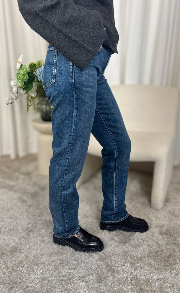 G-STAR Bukser - Strace Straight - Antique Faded Orinoco Blue