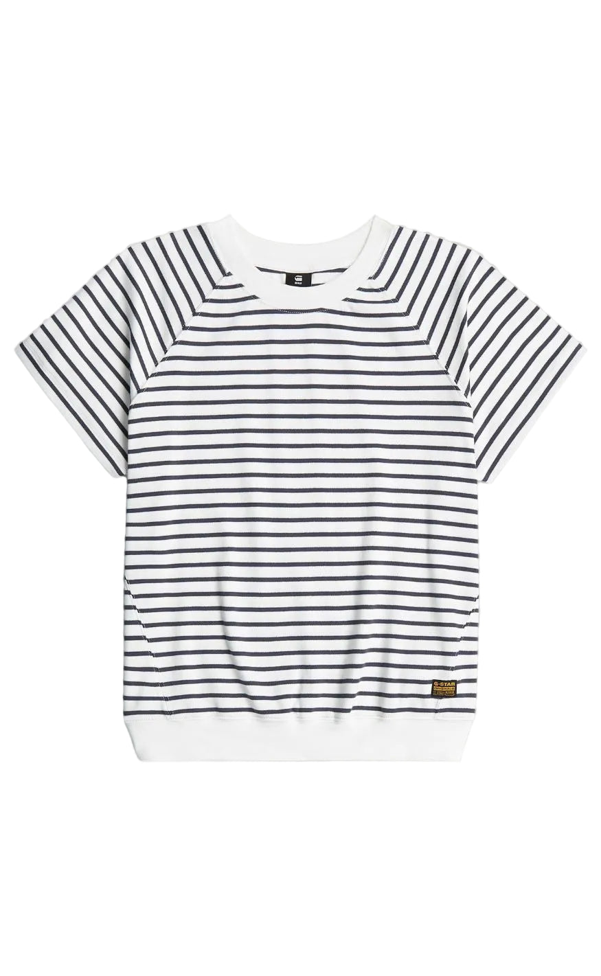 G-STAR T-shirt - Raglan r t wmn - Lt Chalk/India Ink Stripe