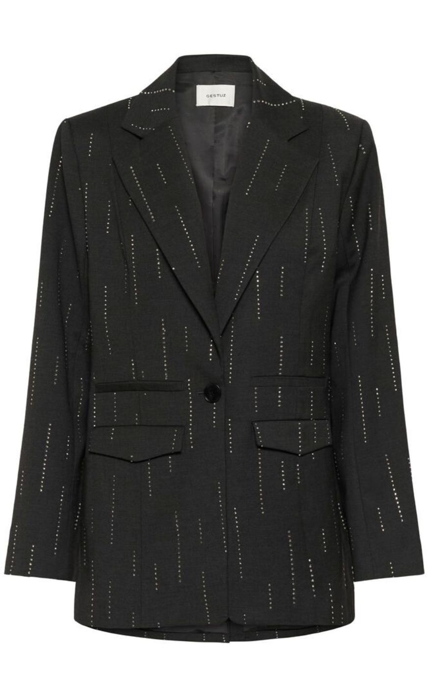 Gestuz Blazer - Adira - Dark Grey Melange