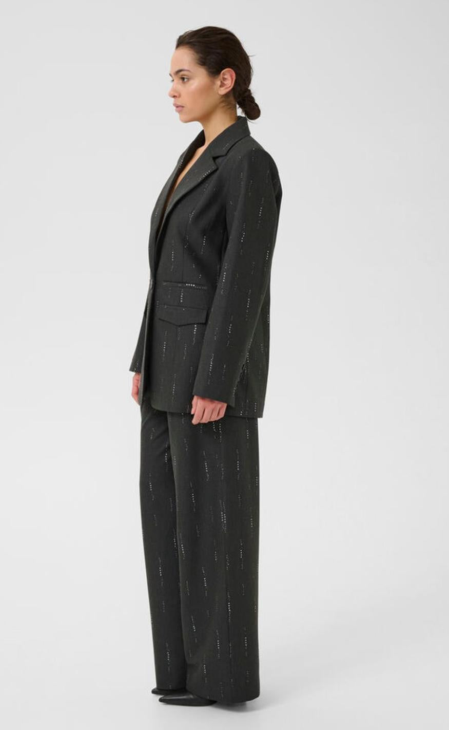 Gestuz Blazer - Adira - Dark Grey Melange