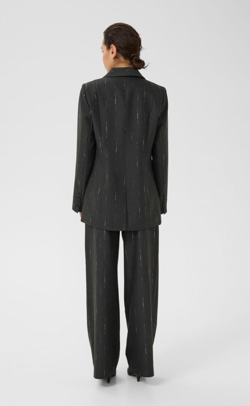 Gestuz Blazer - Adira - Dark Grey Melange