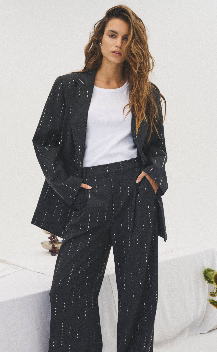 Gestuz Blazer - Adira - Dark Grey Melange