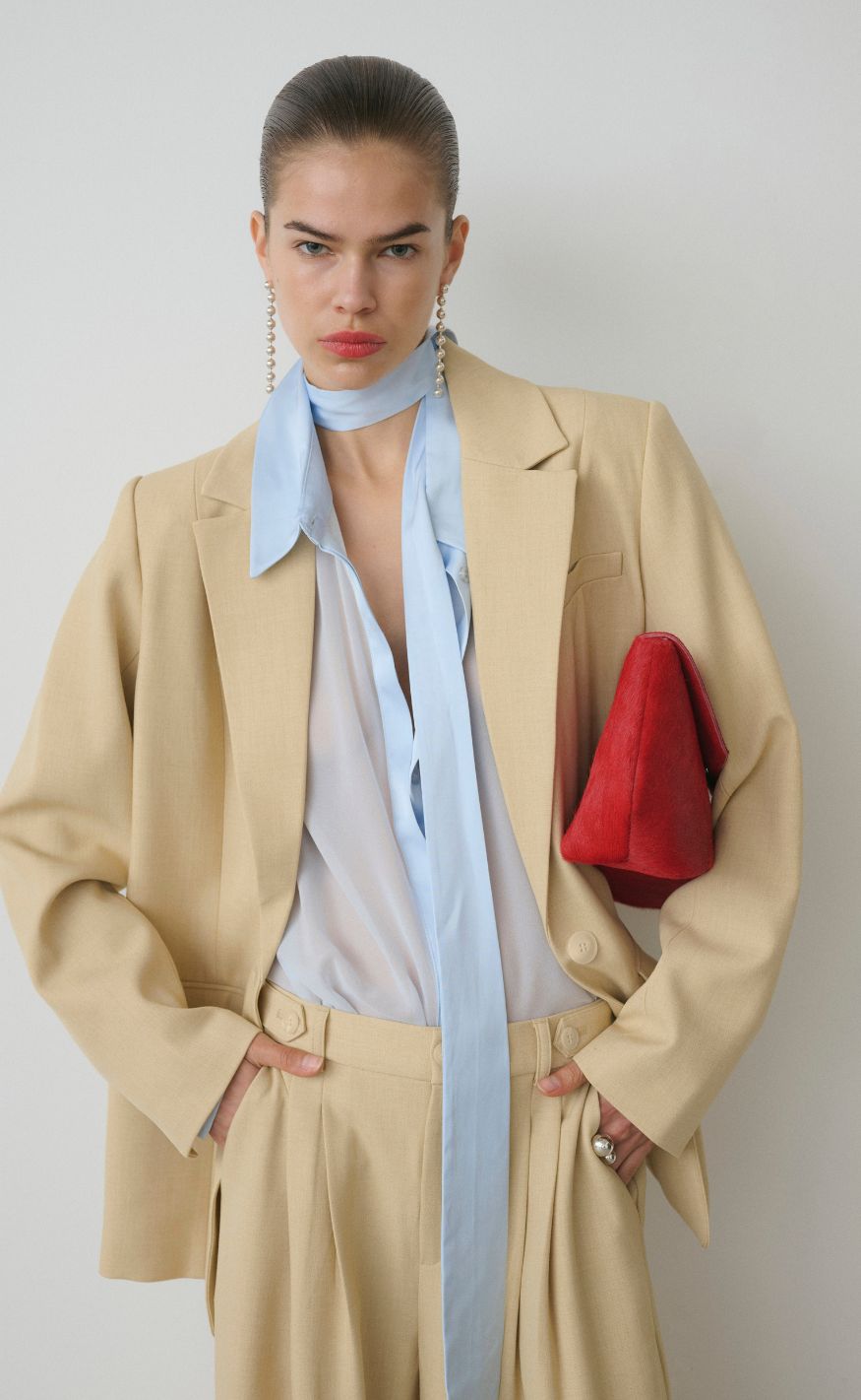 Gestuz Blazer - Stacy - Pale Hay Melange