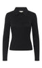 Gestuz Bluse - Drew LS Polo - Black