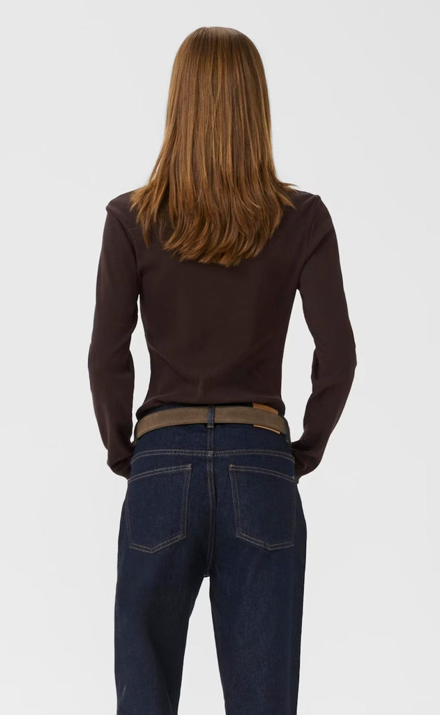 Gestuz Bluse - Drew LS Polo - Mole