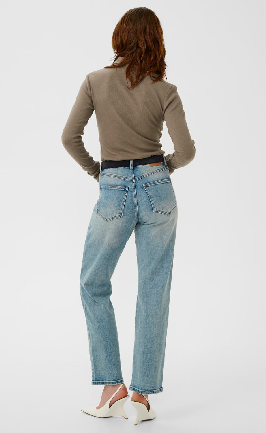 Gestuz Bluse - Drew LS Polo - Walnut