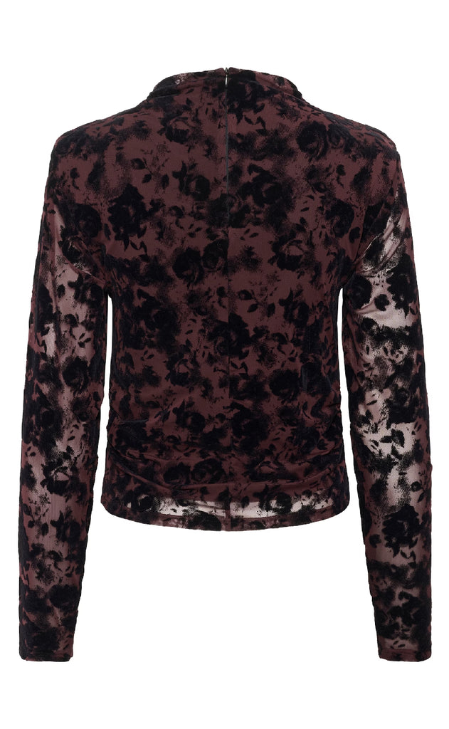 Gestuz Bluse - Flora - Aronia / Black