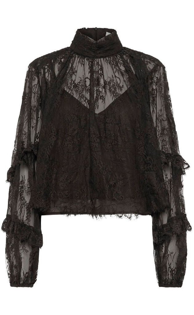 Gestuz Bluse - Lami - Ganache