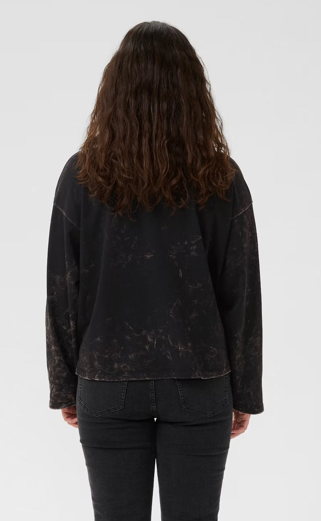 Gestuz Bluse - Neia - Black Brown Washed