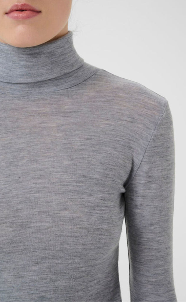 Gestuz Bluse - Ninia - Grey Melange