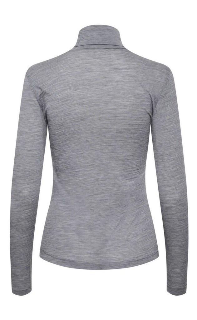 Gestuz Bluse - Ninia - Grey Melange