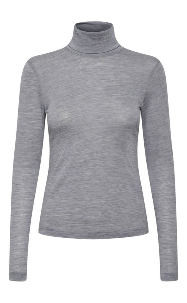 Gestuz Bluse - Ninia - Grey Melange