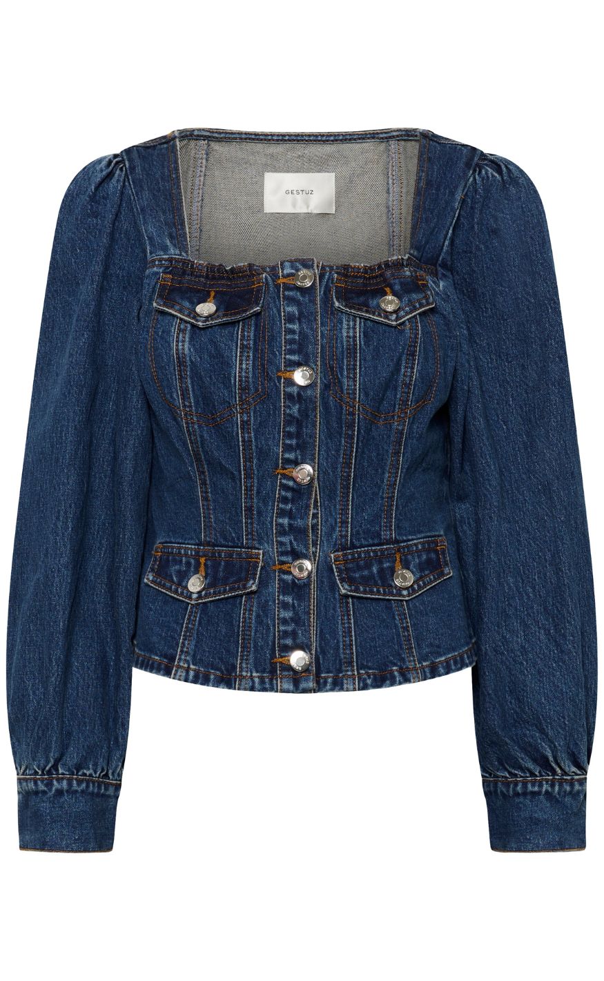 Gestuz Bluse - Samia - Indigo Blue