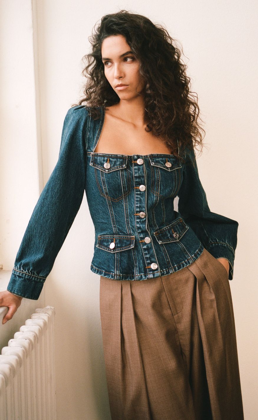 Gestuz Bluse - Samia - Indigo Blue