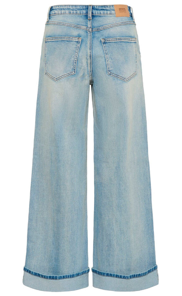 Gestuz Bukser - Sara HW Wide - Washed Blue