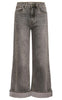 Gestuz Bukser - Sara HW Wide - Washed Light Grey