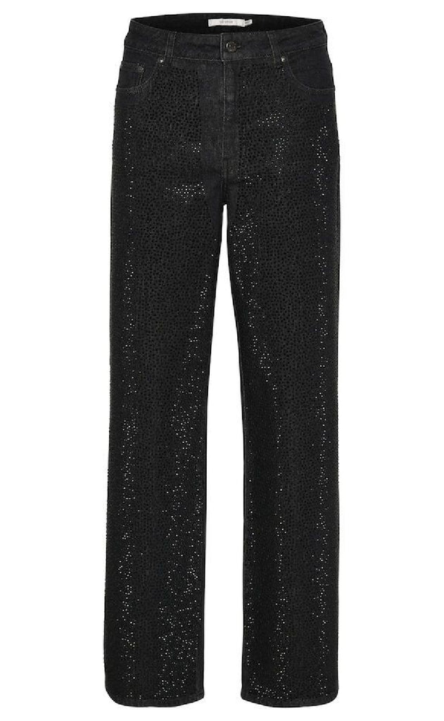 Gestuz Bukser - Zora - Dark black wash