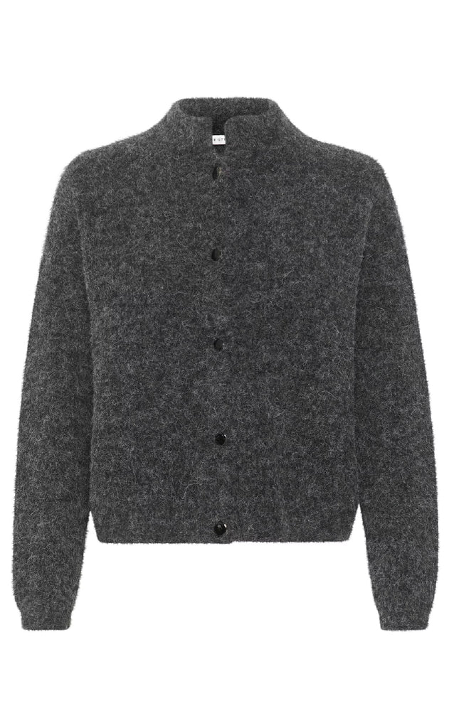 Gestuz Cardigan - Alpha - Charcoal Melange
