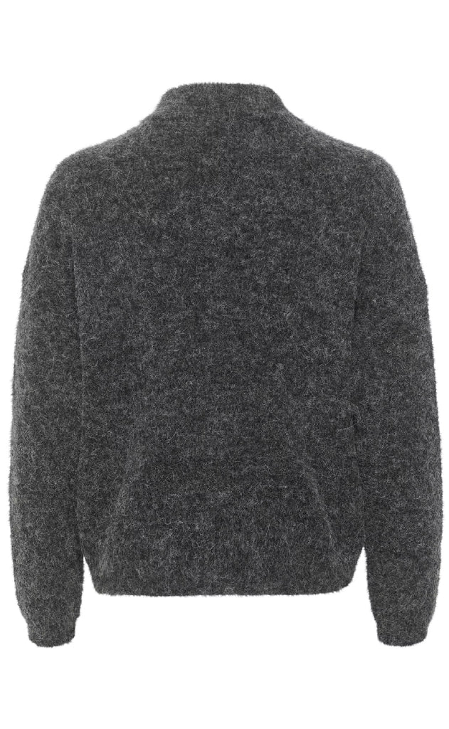 Gestuz Cardigan - Alpha - Charcoal Melange