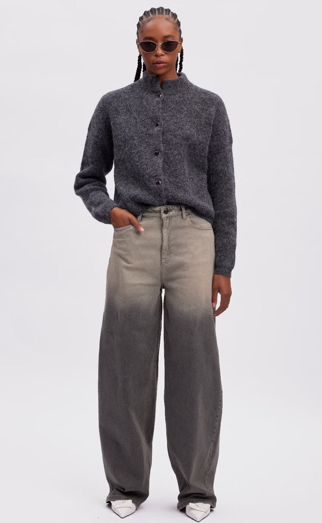 Gestuz Cardigan - Alpha - Charcoal Melange