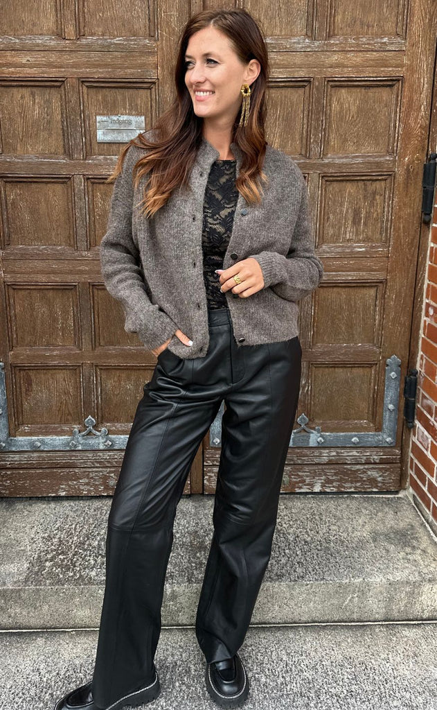 Gestuz Cardigan - Alpha - Chestnut Melange