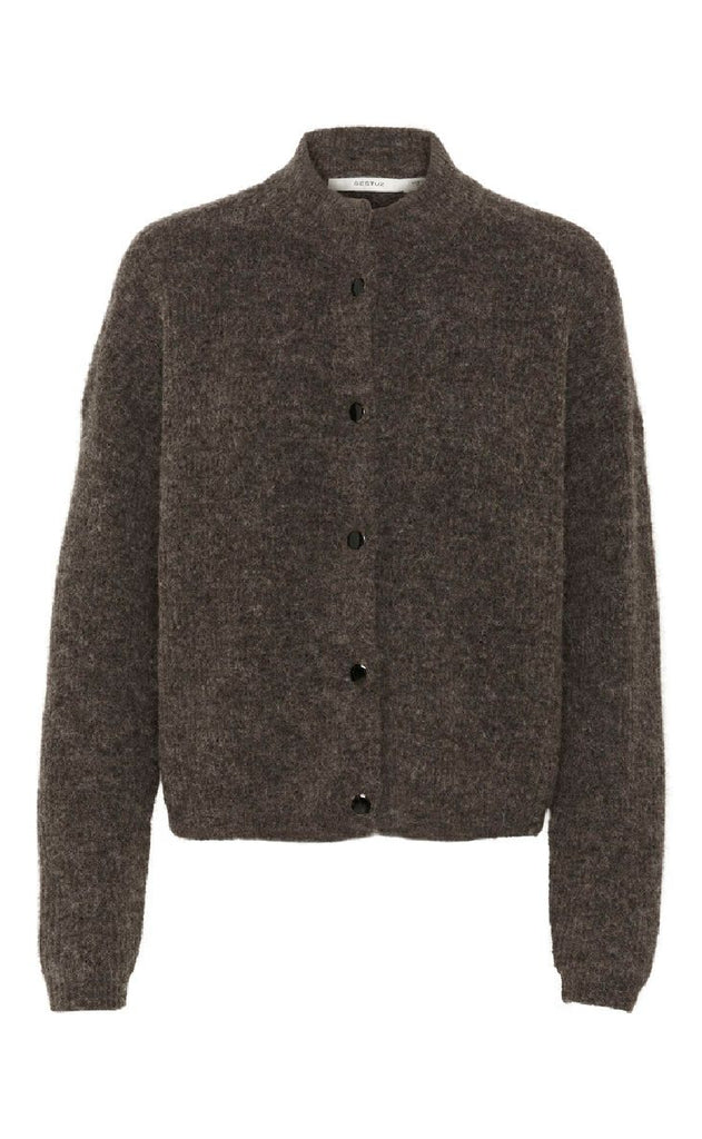 Gestuz Cardigan - Alpha - Chestnut Melange