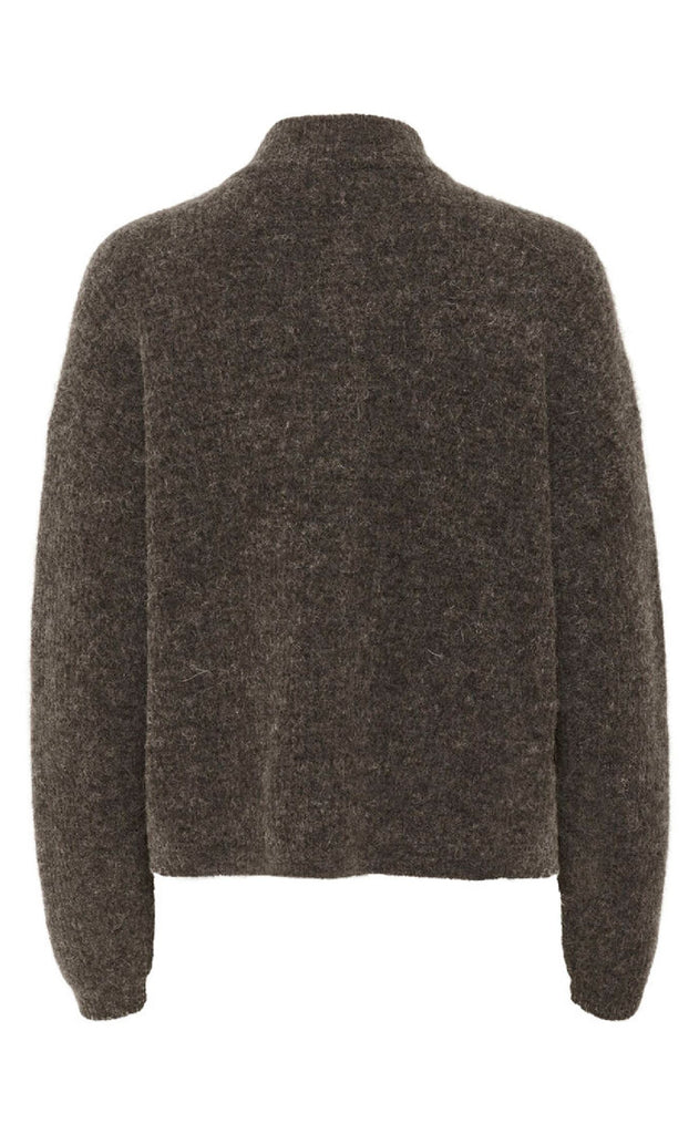 Gestuz Cardigan - Alpha - Chestnut Melange