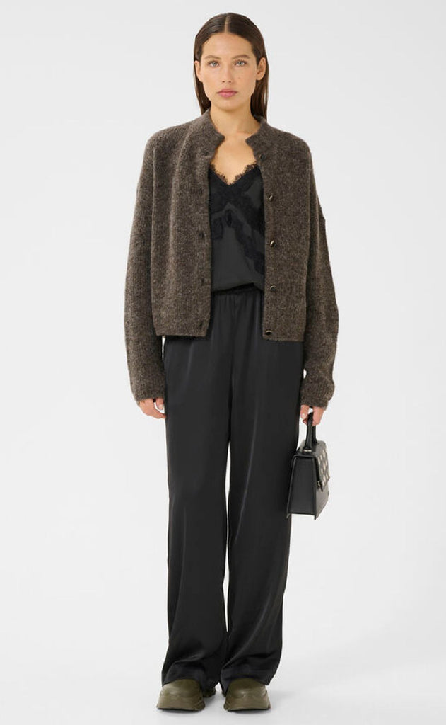 Gestuz Cardigan - Alpha - Chestnut Melange