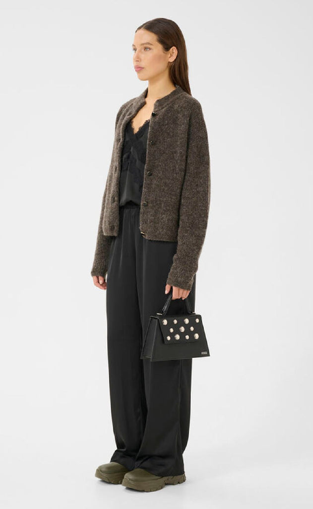 Gestuz Cardigan - Alpha - Chestnut Melange