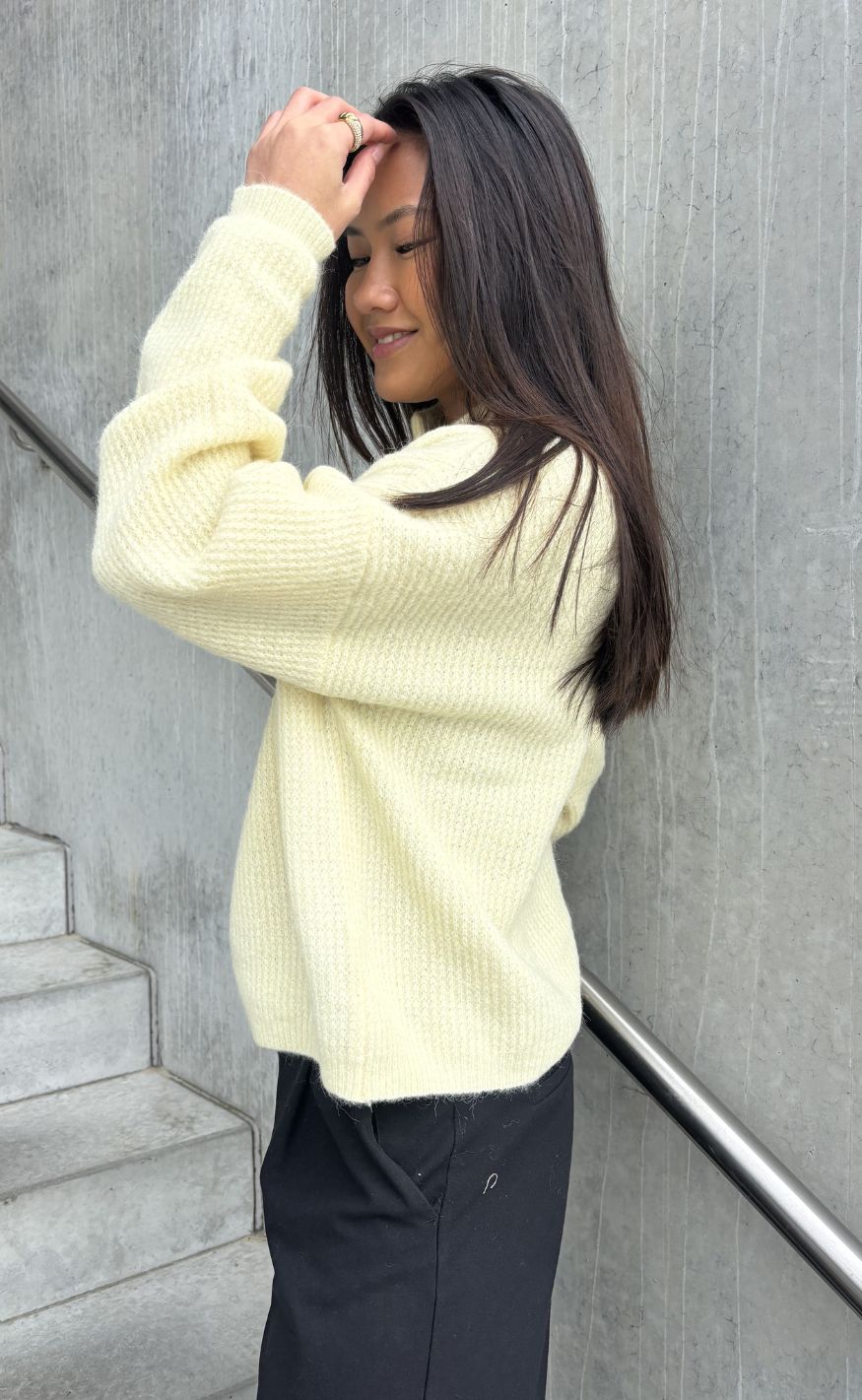 Gestuz Cardigan - Alpha - Frozen Dew Melange